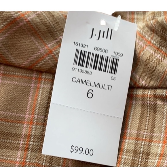 J. JILL NWT "The Quinn" Premium Bi-Stretch Camel Multi Career Pants Size 6 — NWT - Picture 12 of 12